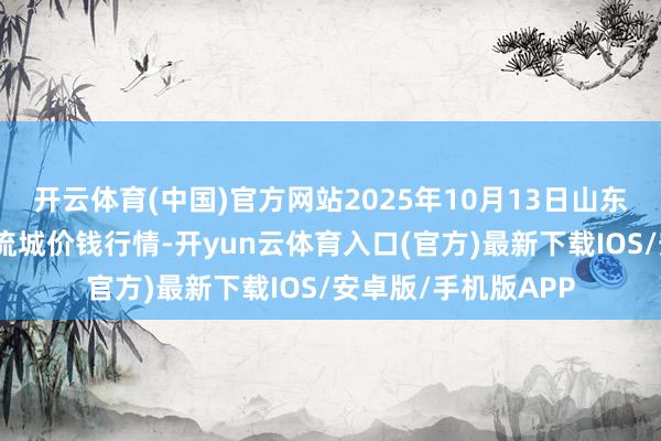 开云体育(中国)官方网站2025年10月13日山东凯盛海外农居品物流城价钱行情-开yun云体育入口(官方)最新下载IOS/安卓版/手机版APP
